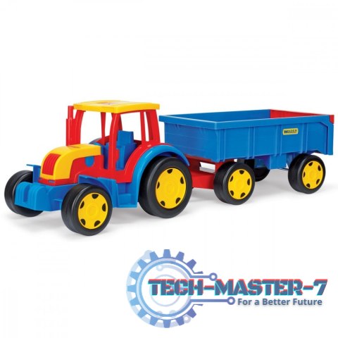 Traktor z przyczepą 120 cm Gigant pudełko Traktor z przyczepą 120 cm Gigant pudełko