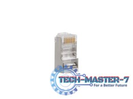 Wtyk sieciowy RJ45 8P8C kat.5E FTP (100szt) do linki i do drutu