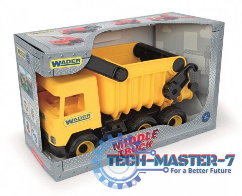 Wywrotka żółta 38 cm Middle Truck w kartonie