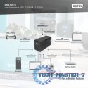 Zasilacz awaryjny UPS Line-Ineractive LCD, 2000VA/1200W, 2x12V/9Ah, AVR, 4xSCHUKO, USB, RS232, RJ45