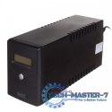 Zasilacz awaryjny UPS Line-Ineractive LCD, 600VA/360W, 1x12V/7Ah, AVR, 2xSCHUKO, USB, RJ11