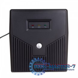 Zasilacz awaryjny UPS Line-Ineractive LED, 1000VA/600W, 2x12V/7Ah, AVR, 4xSCHUKO, USB, RS232, RJ45