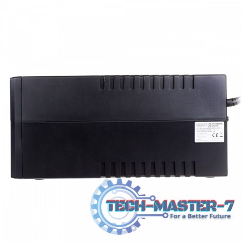 Zasilacz awaryjny UPS Line-Ineractive LED, 600VA/360W, 1x12V/7Ah, AVR, 2xSCHUKO, USB, RJ11 Zasilacz awaryjny UPS Line-Ineractive LED, 600VA/360W, 1x12V/7Ah, AVR, 2xSCHUKO, USB, RJ11