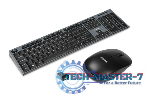 Zestaw bezprzewodowa klawiatura + mysz IKMS606W czarny