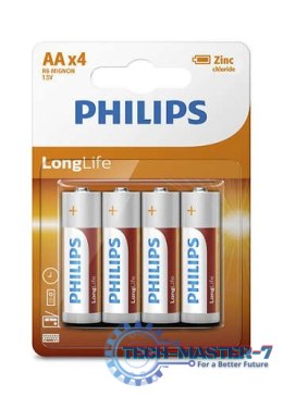 Baterie LongLife AA 4szt. blister