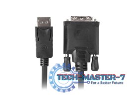 Kabel DisplayPort - DVI-D(24+1) M/M 3m czarny