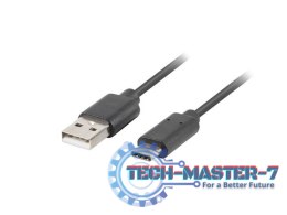 Kabel USB CM - AM 2.0 1.8m czarny QC 3.0