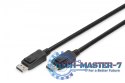 Kabel połączeniowy DisplayPort z zatrzaskami 8K 30Hz UHD Typ DP/DP M/M czarny 2m