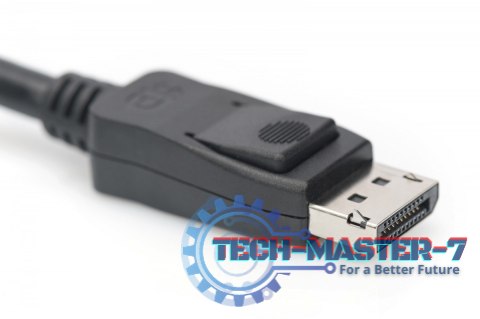 Kabel połączeniowy DisplayPort z zatrzaskami 8K 30Hz UHD Typ DP/DP M/M czarny 2m Kabel połączeniowy DisplayPort z zatrzaskami 8K 30Hz UHD Typ DP/DP M/M czarny 2m