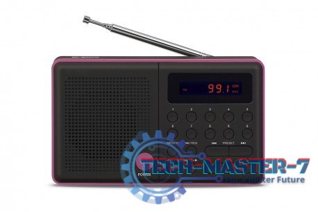 Radio Pliszka USB, FM czarne