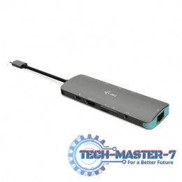 Stacja Dokująca USB-C Metal Nano 1x HDMI 4K Ultra HD 3840 x 2016 @ 30Hz 1x czytnik SD 1x czytnik micro SD 1x Ethernet GLAN RJ-4