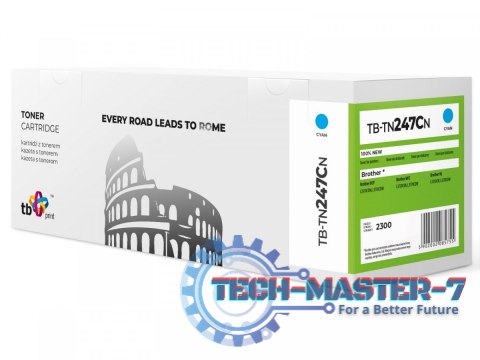 Toner do Brother TN247C TB-TN247CN CY 100% nowy