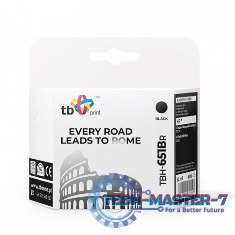 Tusz do HP DJ 5575 TBH-651BR czarny refabrykowany