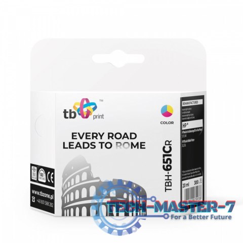 Tusz do HP DJ 5575 TBH-651CR kolorowy refabrykowany