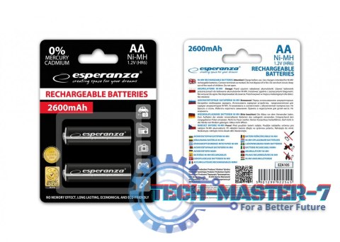 Akumulatory NI-MH AA 2600mAh czarne Akumulatory NI-MH AA 2600mAh czarne