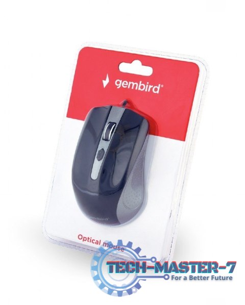 Mysz optyczna USB szaro-czarna Mysz optyczna USB szaro-czarna