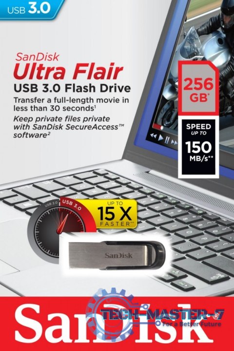 Pendrive ULTRA FLAIR USB 3.0 256GB 150MB/s Pendrive ULTRA FLAIR USB 3.0 256GB 150MB/s