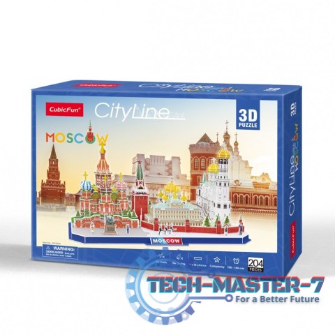 Puzzle 3D City Line Moskwa Puzzle 3D City Line Moskwa