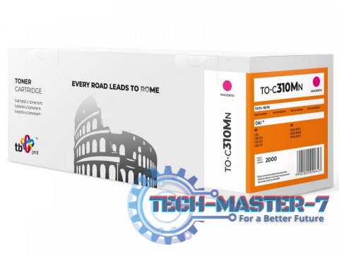Toner do OKI C310 TO-C310MN magenta 100% nowy