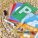 Zestaw edukacyjny Poznaję Litery Zabawy edukacyjne z pisakiem zmazywakiem