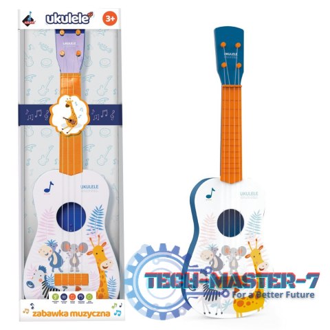 Gitara ukulele pomarańczowa