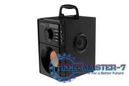 Głośnik BOOMBOX BT MT3145 Bluetooth 5.1+EDR/FM/MP3/MicroSD/USB/AUX/Pilot/USB-C/LED/RMS 15W/PMPO 600W