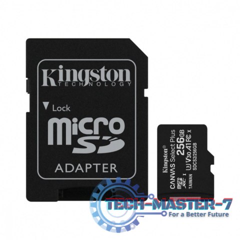 Karta pamięci microSD 256GB Canvas Select Plus 100/85MB/s Adapter