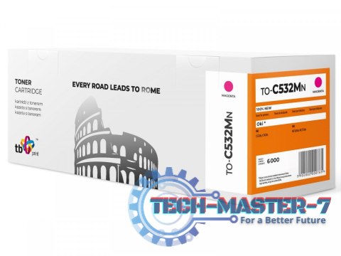Toner do OKI C532 TO-C532MN Magenta 100% nowy