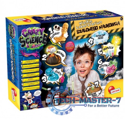Zestaw naukowy Crazy Science Laboratorium szalonego