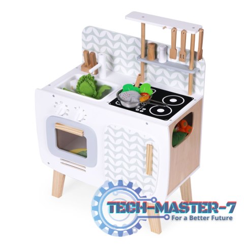 Drewniana kuchnia dla dzieci retro piekarnik palniki zlew akcesoria kuchenne ECOTOYS ECOTOYS Drewniana kuchnia dla dzieci retro piekarnik palniki zlew akcesoria kuchenne ECOTOYS ECOTOYS