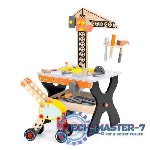 Drewniany warsztat dla dzieci stół narzędziowy ECOTOYS ECOTOYS Drewniany warsztat dla dzieci stół narzędziowy ECOTOYS ECOTOYS