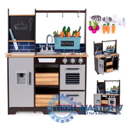 Duża drewniana kuchnia dla dzieci akcesoria ECOTOYS ECOTOYS