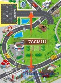 Garaż samochodowy XXL komenda policji 5 poziomów + mata z miastem 82 elementy