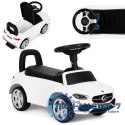 Jeździk autko Mercedes C CLASS interaktywna kierownica dźwięki biały MULTISTORE