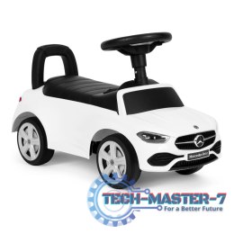 Jeździk autko Mercedes C CLASS interaktywna kierownica dźwięki biały MULTISTORE