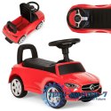 Jeździk autko Mercedes C CLASS interaktywna kierownica dźwięki czerwony MULTISTORE