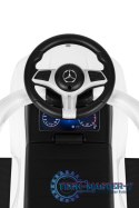 Jeździk pchacz autko Mercedes C CLASS interaktywna kierownica prowadnik biały MULTISTORE