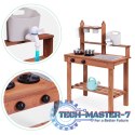 Kuchnia błotna dla dzieci outdoor z drewna jodłowego ECOTOYS ECOTOYS