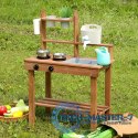 Kuchnia błotna dla dzieci outdoor z drewna jodłowego ECOTOYS ECOTOYS