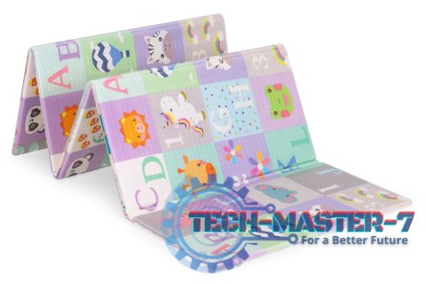 Mata piankowa edukacyjna dwustronna składana duża + torba IPLAY IPLAY Mata piankowa edukacyjna dwustronna składana duża + torba IPLAY IPLAY
