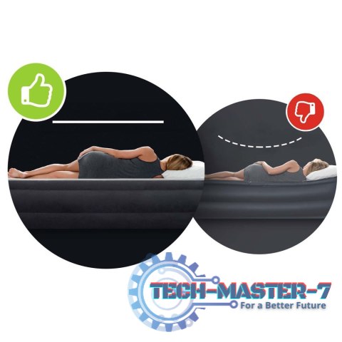 Materac dmuchany do spania 203x152 cm dwuosobowy łóżko INTEX 64143 INTEX Materac dmuchany do spania 203x152 cm dwuosobowy łóżko INTEX 64143 INTEX