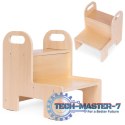 Pomocnik kuchenny kitchen helper schodki dla dzieci sklejka ECOTOYS ECOTOYS