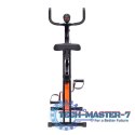 Rowerek treningowy rower stacjonanry fitness mechaniczny licznik komputer płynna regulacja - pomarańczowy ModernHome ModernHome