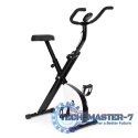 Rowerek treningowy rower stacjonarny fitness mechaniczny licznik komputer płynna regulacja - biały ModernHome ModernHome