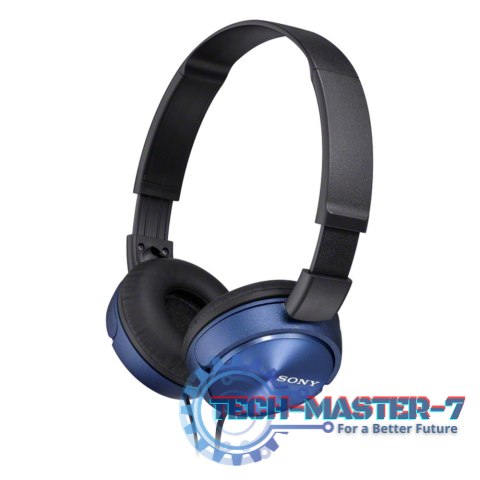 Słuchawki Na uszy SONY MDR-ZX310AP Niebieskie (1.2m /Pozłacany wtyk/Niebieski)