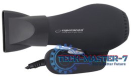 Suszarka do włosów ESPERANZA EBH003K (750W /Czarny )