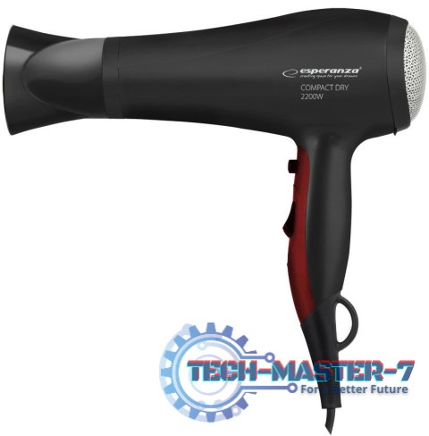Suszarka do włosów ESPERANZA EBH004K (2200W /Czarno-bordowy )