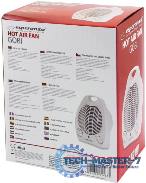 Termowentylator ESPERANZA EHH001 Termowentylator ESPERANZA EHH001