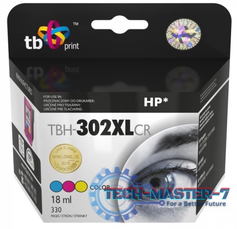Tusz TB PRINT TBH-302XLCR F6U67AE Tusz TB PRINT TBH-302XLCR F6U67AE