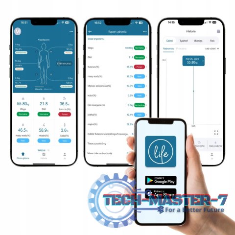 Waga łazienkowa analityczna 15 parametrów Apple Health Google Fit VERA WEBBER WEBBER Waga łazienkowa analityczna 15 parametrów Apple Health Google Fit VERA WEBBER WEBBER